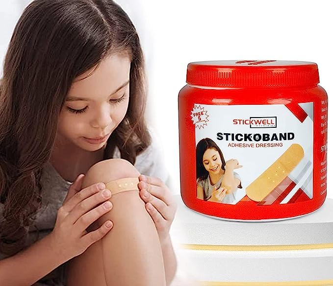 genericBandage Regular Bandaid Strips Waterproof First Aid Adhesive Dressing Bandaid Medical Tape 100 Peice