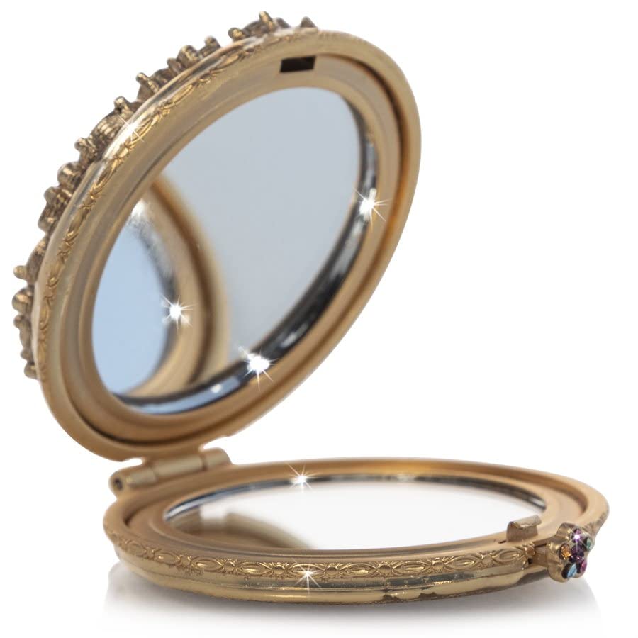 Jay Strongwater Helena Round Jeweled Compact - SCB8085-250 image 2