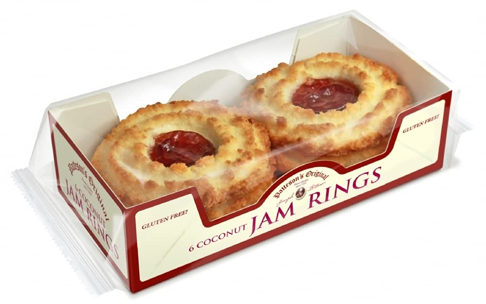 Patteson's Original Jam Coconut Rings - Pack of 9