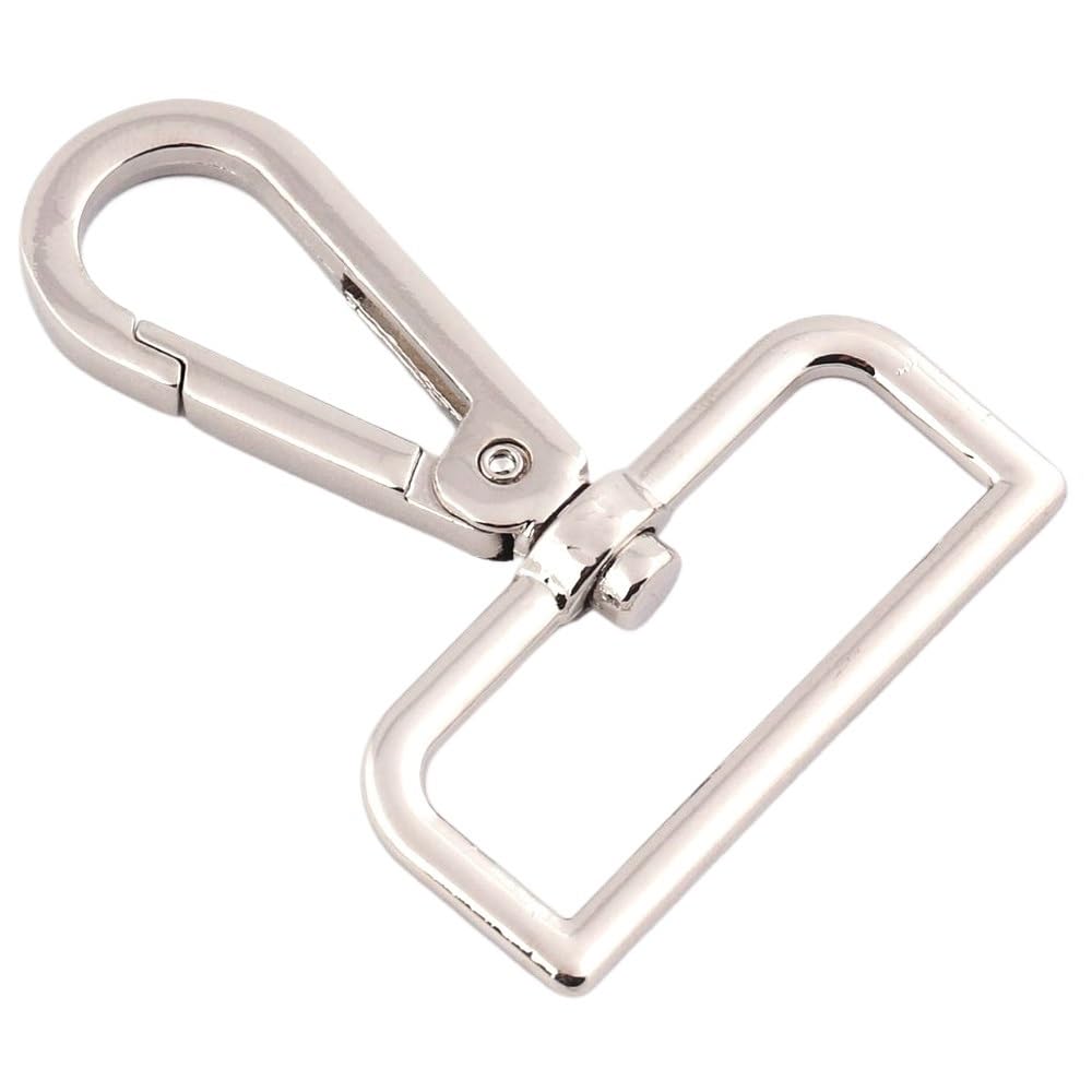 Cigpklo Color 3 Swivel Snap Hooks 5Pcs 38Mm Swivel Clasp Hook Metal Lobster Claw Push Gate Snap Purse Hardware(Color 3)