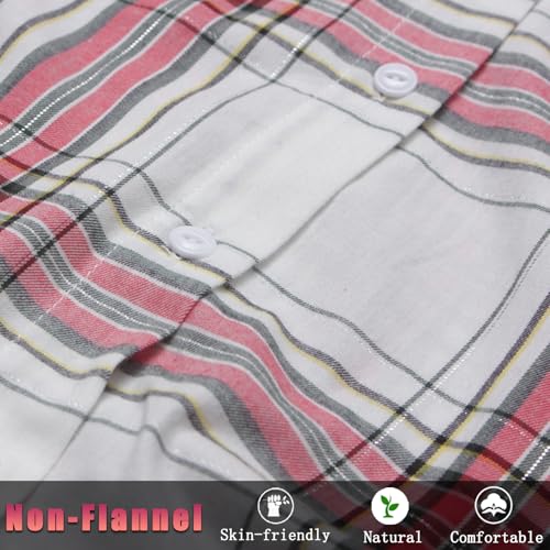 Image of Match Women's Long Sleeve Plaid Flannel Shirt #2021