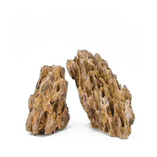 Unocho Stone Rock Aquariums Decoration Aquascaping Stone 2-4 inches for Aquariums Landscaping Model Tank Decoration-5LB - Image 3