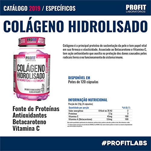 7 Colágeno Hidrolisado - 120 Cápsulas Cada - Profit Labs
