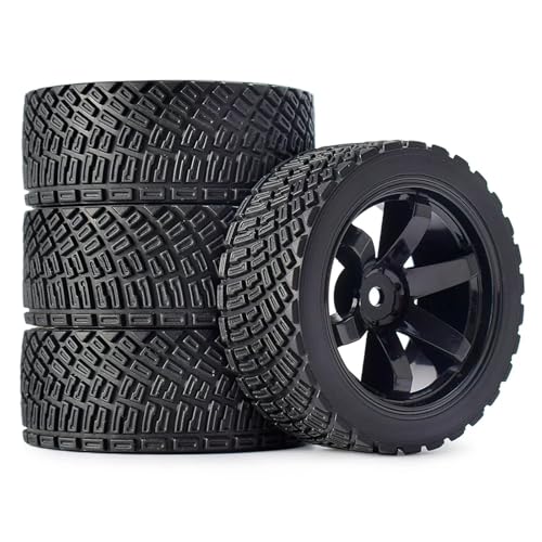 Roues RC 12mm Hex Anti-Patinage pour Camions et WLtoys