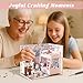 Flever Dollhouse Miniature DIY House Kit Creative Room with Furniture and Cover for Romantic Artwork Gift(Mood for Love)