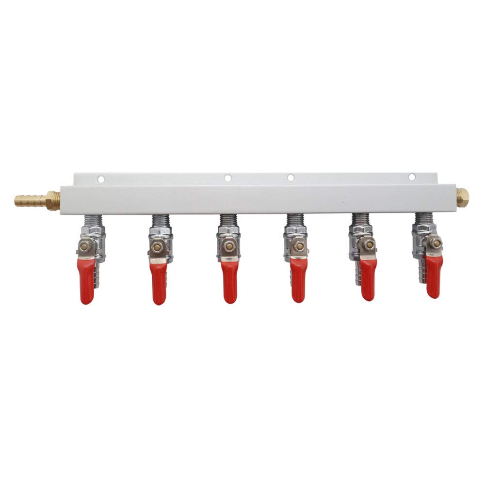 Buy 2 Way / 3 Way / 4 Way / 5 Way / 6 Way Manifold, CO2 Distributor