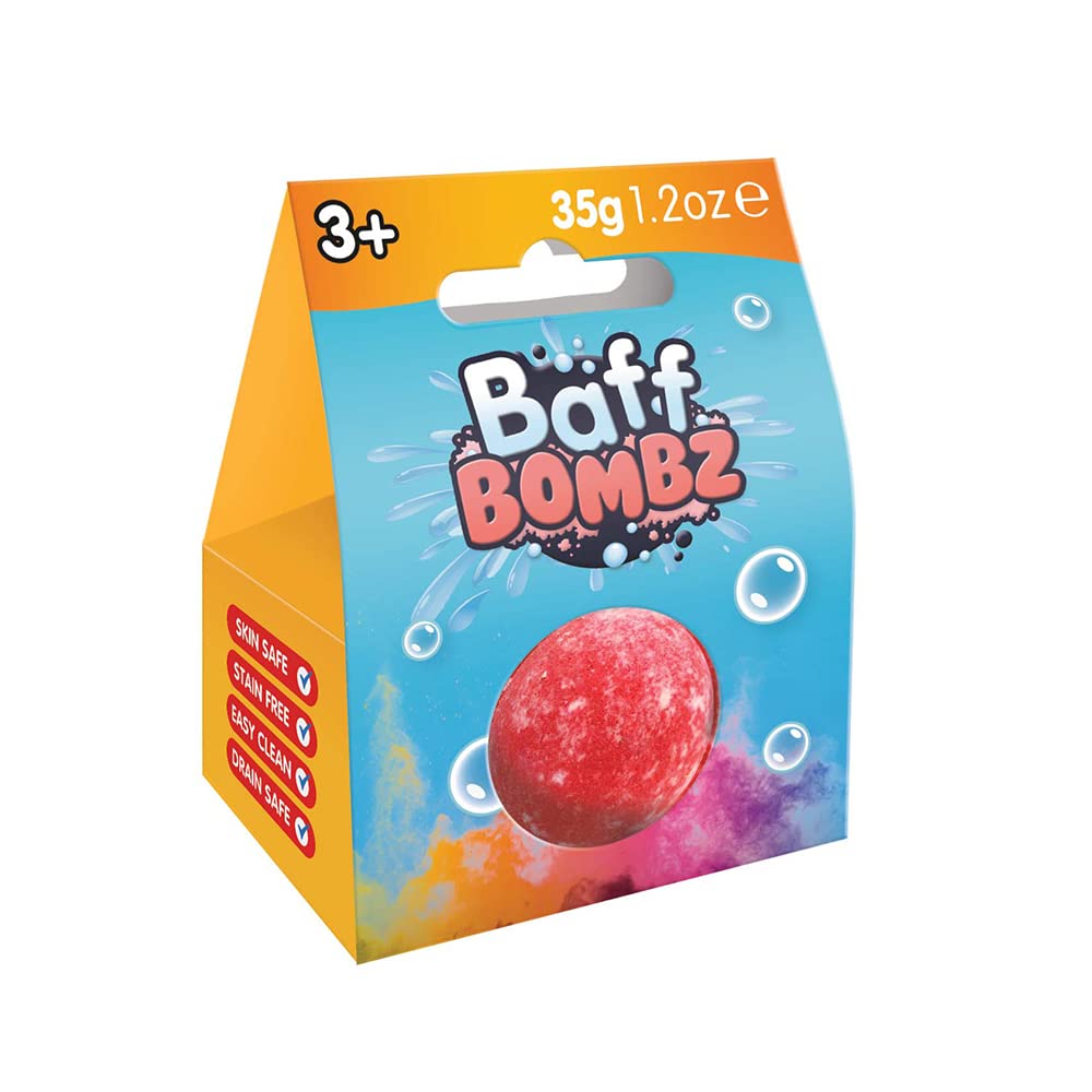 Zimpli Kids Round Bath Bomb Value Party Favour, Party Bag Fillers for Birthday Parties, Children's Small Gifts, Party Bag Toys, Bath Fizzers, Spa Bubble Bath Bomb, Vegan Friendly & Cruelty Free