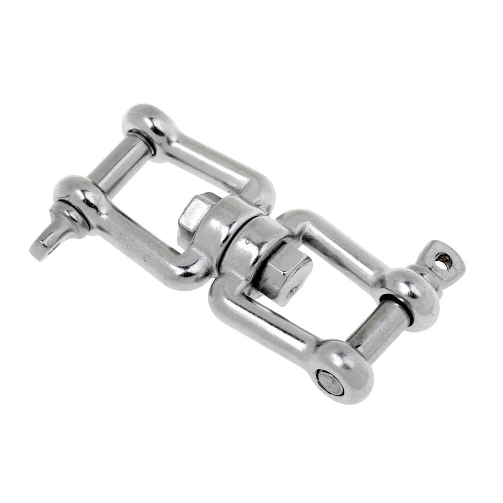 Montesy Marine Grade Steel Anchors Rotation Shackle with Double Rotation Jaw Designs Corrosions Resistant Chain Connector for