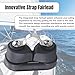 Blue Shark: Nylon Sailing Cam Cleat with Strap Fairlead 127 | for Line Sizes 1/8