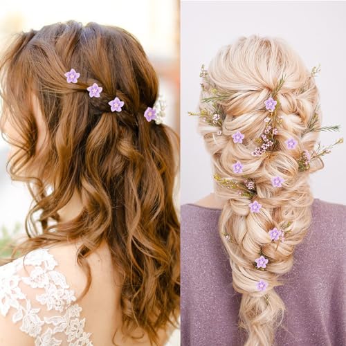 20 fermagli per capelli con fiori piccoli