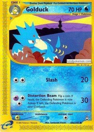 Pokemon - Golduck (50a) - Aquapolis