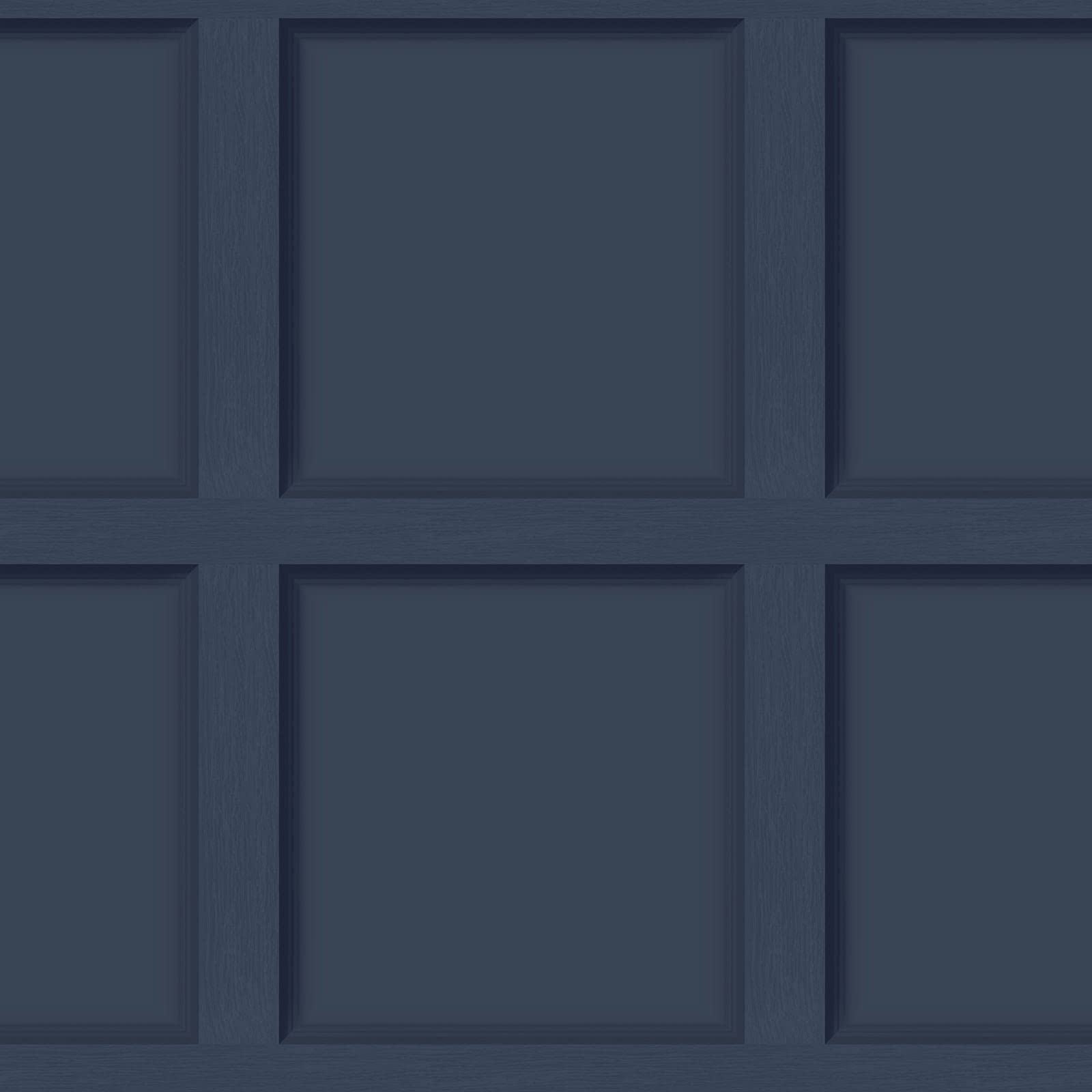 Holden Modern Faux Wood Panel Wallpaper – Navy Blue Wood Wall Panel Effect, Non-Pasted Roll, 21 in x 33 ft (Covers 56 sq ft) – Ideal for Living Room, Bedroom & Accent Walls