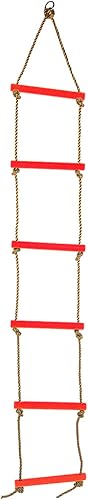 Escalera de escalada para niños, escalera de cuerda segura y segura, patio de juegos al aire libreinterior, escalera de escalada de cuerda para