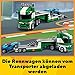 LEGO 31113 Creator 3-in-1 Racing Car Transporter Construction Game Truck with Trailer, Crane and Tug, Gift Idea for Children