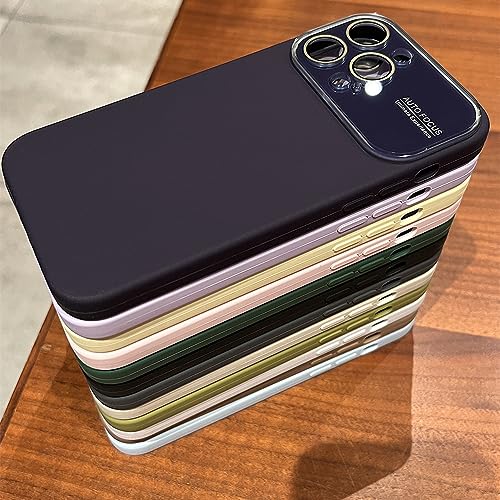 Protection objectif iPhone 14 Pro antichoc coque silicone kaki