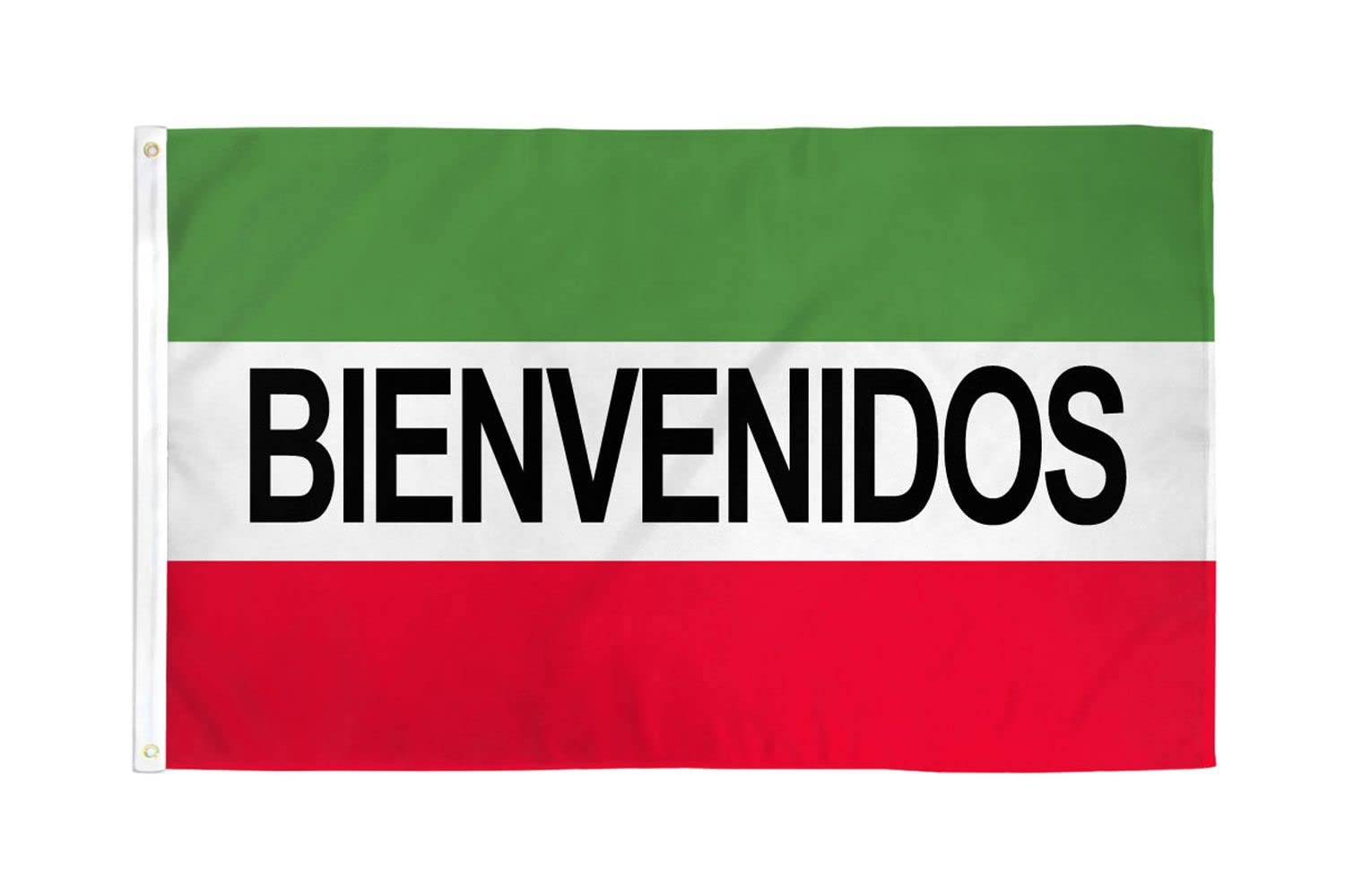 AZ FLAG Drapeau Bienvenidos Bienvenue en Polyester 100D avec Oeillets, 150cm x 90cm