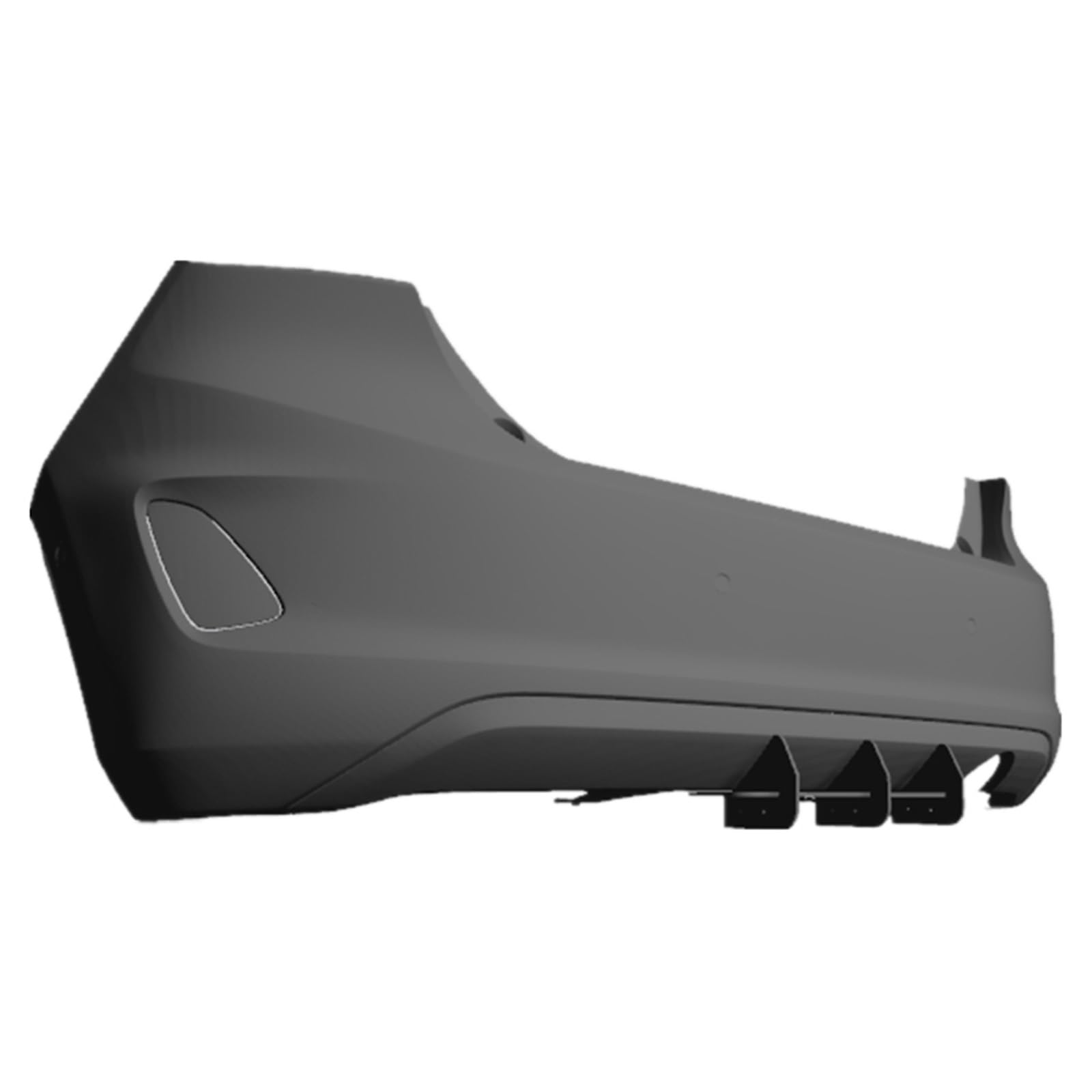Diffusore Posteriore Labbra del Paraurti Spoiler Splitter Body Kit per Ford per Fiesta 2017 2018 2019 Alette del Diffusore Posteriore