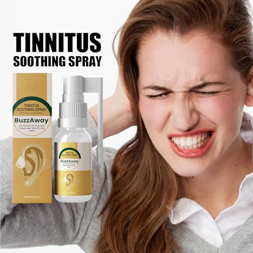 Tinnitus Relief Spray,Ohrentropfen für Effektive,Tinnitus Relief for Ringing Ears,Ohrenspray,Verbessert das Hören,30ml