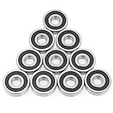 Medidas: 10 x 30 x 9 mm: los rodamientos tienen un diámetro interior de 10 mm, un diámetro exterior de 30 mm y un espesor de 9 mm.
