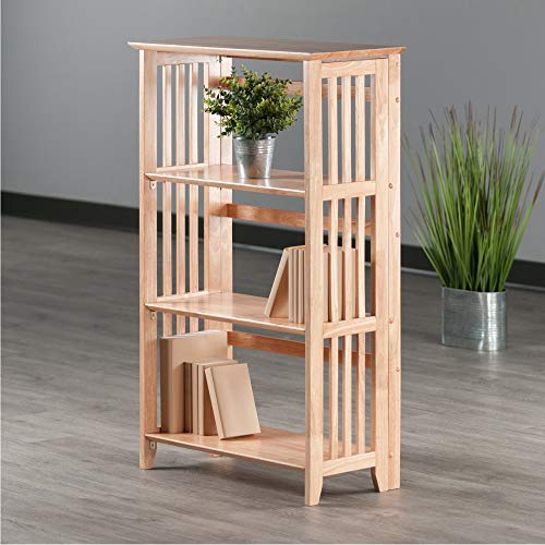 Winsome Wood Mission Shelving, Natural #TOP1