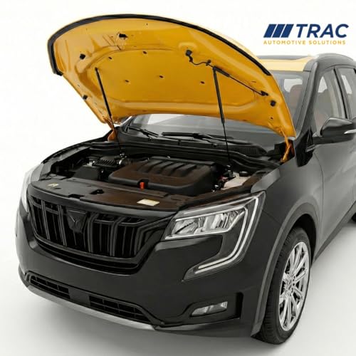 Image of TRAC  ULTRALIFT XUV700 Gas Spring System - Front Hood Hands‑Free Opening | Bonnet Gas Struts - Aluminium Hood‑Lift System | Easy DIY Install | Smooth & Durable Performance | Strong Aluminium Mount