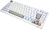 Gravion VEXOR RGB Mekanik Gaming Oyuncu Klavyesi 82 Tuş | 3 Mod (Bluetooth + 2.4G + Kablolu) | Huano Brown Kahverengi Switch Linear | 2000mAh Batarya | Anti-Ghosting Kompakt%75 Hot Swap