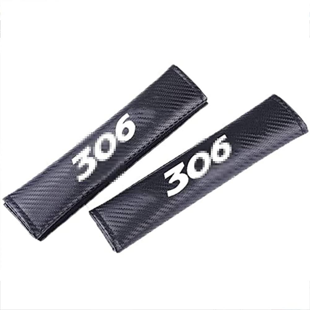 2pcs Housses Rouge Cuir Véritable Fibre De Carbone Pour Ceintures De Sécurité-housse Protection Harnais D'épaule Pour Porsche - Auto