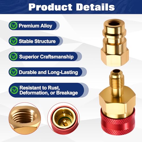 Kit de acopladores rápidos para refrigerante R1234yf miniatura 3