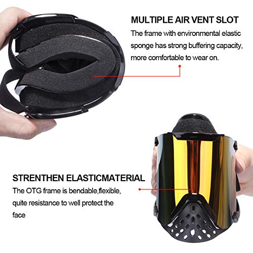 4-Fq Motocross Goggles Dirt Bike Goggles Adult Pu Resin Motorcycle Goggles Windproof Atv Goggles Dustproof Crg Sports Riding Goggles Scratch Resistant Racing Goggles Ski Goggles #TOP1