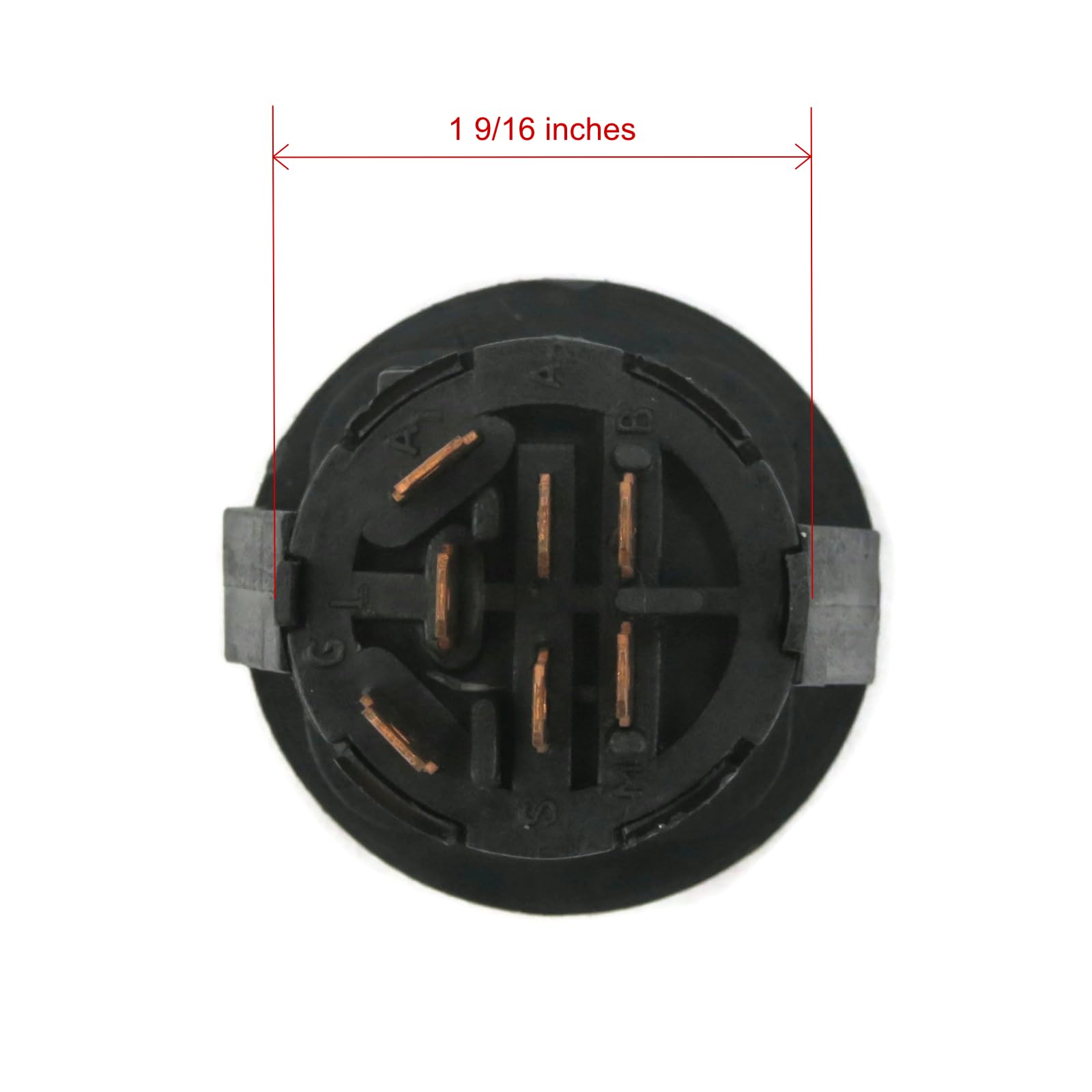 Interruttore a chiave di accensione con chiave per trattore tosaerba John Deere L120 L130 G110 LY18 The ROP Shop