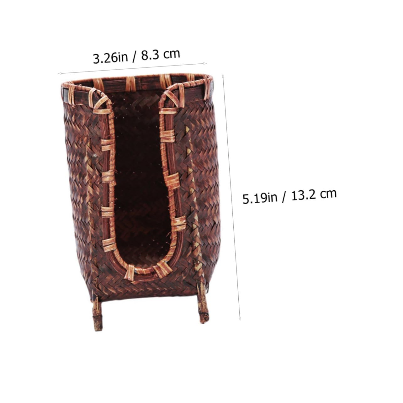 MUCKLILY Tea Cup Storage Rack Practical Retro Tea Accessories for Organized Spaces Natural Material Easy to Use