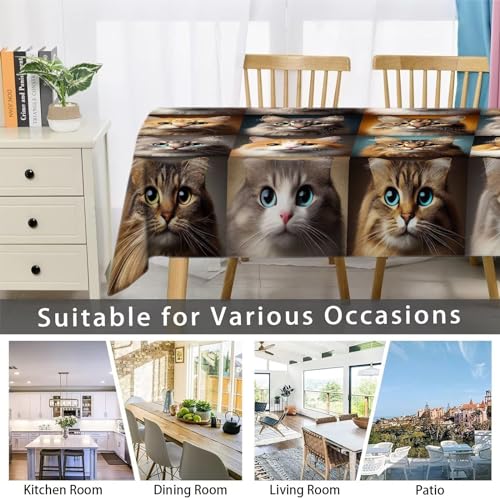 Nappe 3D rectangulaire en polyester chat animalier PICUAL cuisine - 8