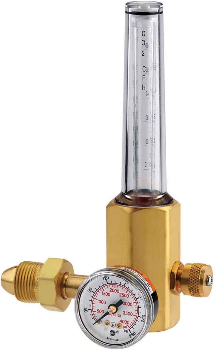 Miller Smith H2051B-580 Economy Flowmeter Regulator 50 PSI