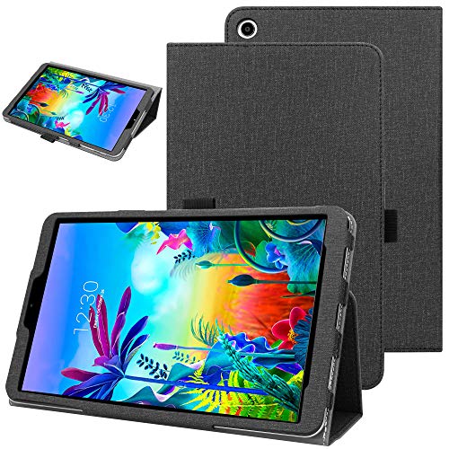 KuRoKo LG G Pad 5 10.1 FHD Smart Case+Screen Protector Tempered Glass,HD Clear Anti-Scratch for LG GPad 5 2019