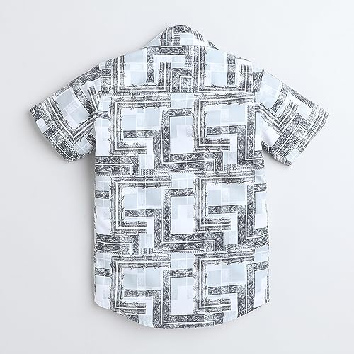 Image of POLKA TOTS 100% Cotton Half Sleeves Co-ords Set for Baby Boys | Summer Outfit with Shirt & Shorts | Soft & Breathable Casual Wear Clothing for Toddlers & Kids