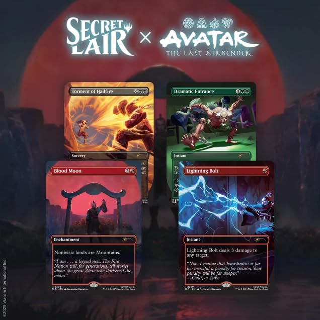 Magic the Gathering Secret Lair x Avatar: The Last Airbender - Everything Changed (Foil)