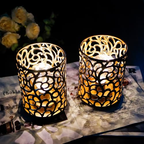 Newimage 30545-B2 Set Of 2 Battery Operated Lamp 6.5''H Metal Table Lamp Vintage Cordless Lamps With 6-Hours Timer Fairy Lights For Home Decor Living Room Bedroom Kitchen Wedding Patioindoor Outdoor thumb #5