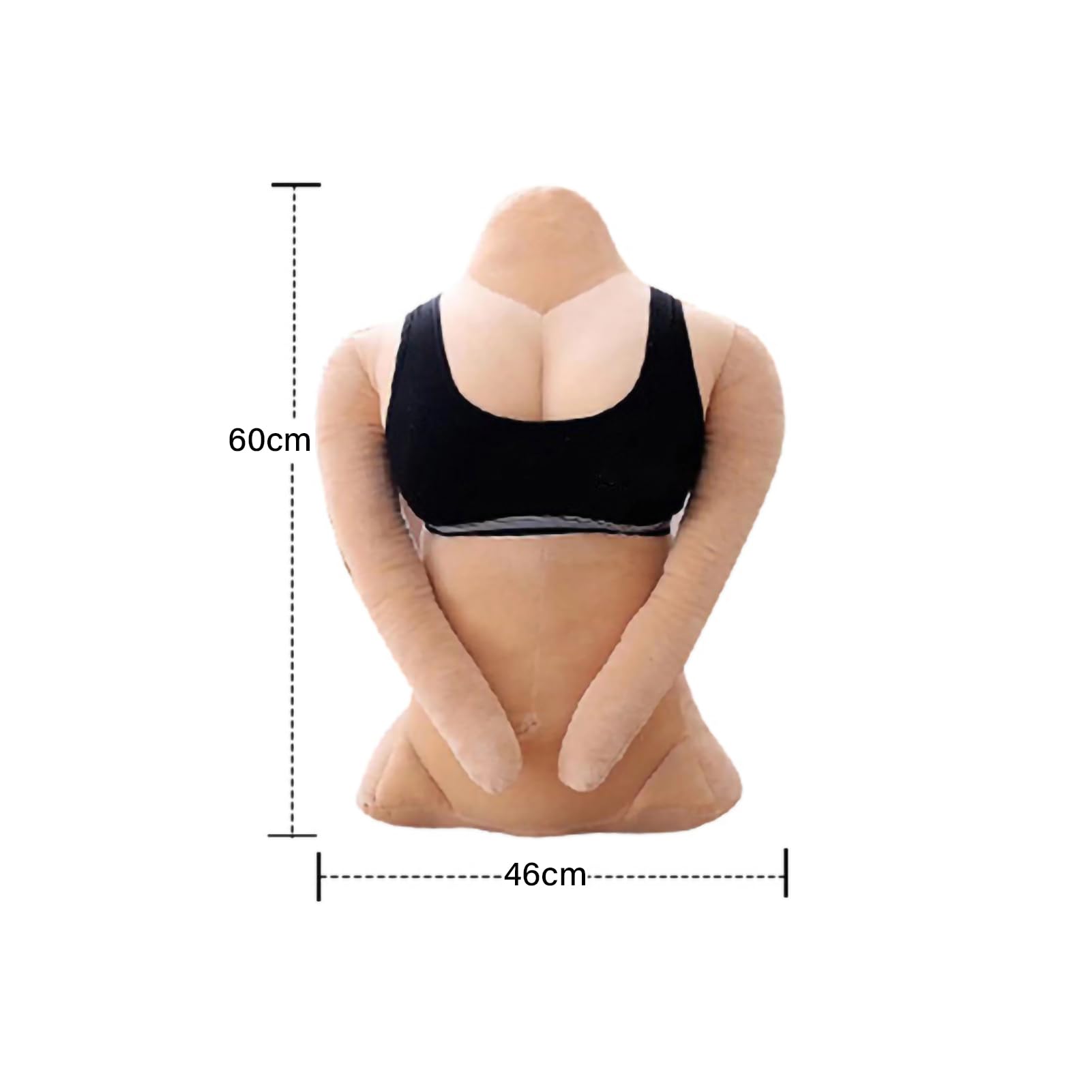 Pssopp Hilfsmitteles Plüschkissen, Bequeme, Körperförmige (hübsches Mädchen Ungefähr 58 cm (Siehe Details))