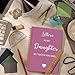 OINDADE Letters To My Daughter Notebook Journal, Dear Daughter Journal, Mother Daughters Journals, To MyDaughter Notebooks Gifts for New Mom Dad, Baby Journals for First Time Moms, 6x8.2In