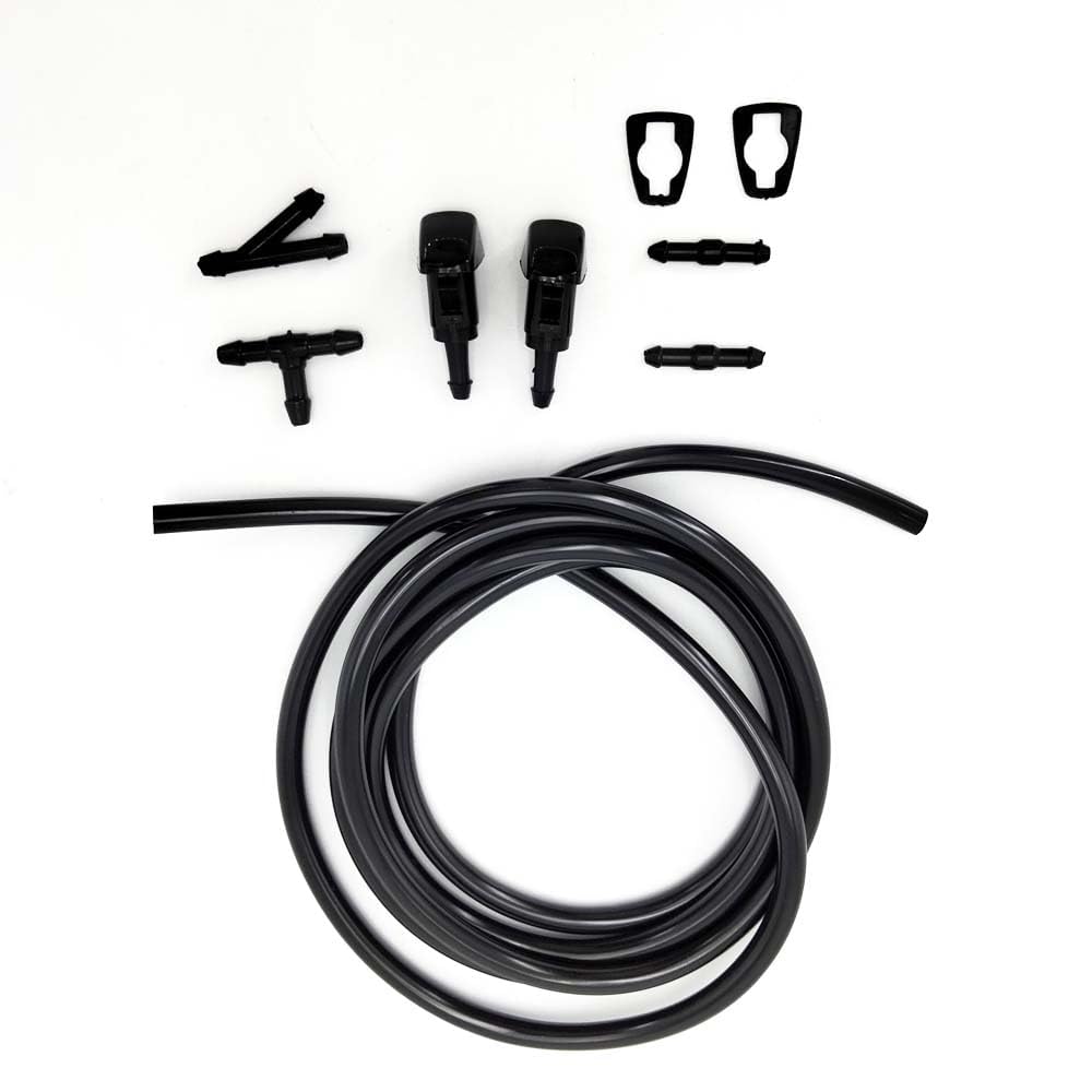 Hxfygdm One Color Windshield For Washer For Spray Nozzle Fluid Hose Connector For Dodge For Ram Motorcycle Parts