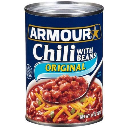 Armour Original Chili With Beans 14 oz (Pack de 3)