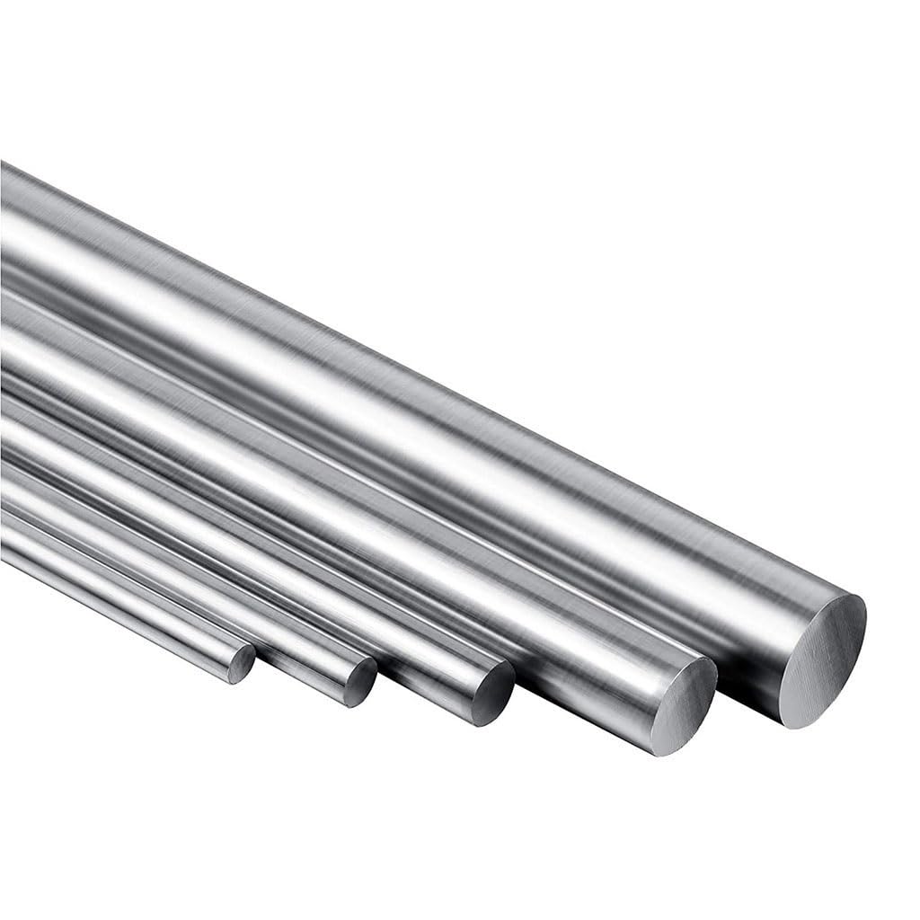 2 Szt. Średnica 10 Mm 11 12 13 14 15 16 17 18 19 20 Mm Okrągły Pręt Ze Stali Nierdzewnej 304, 500 Mm Polerowany Solidny Okrągły Pręt Oś Prosta(17mm)