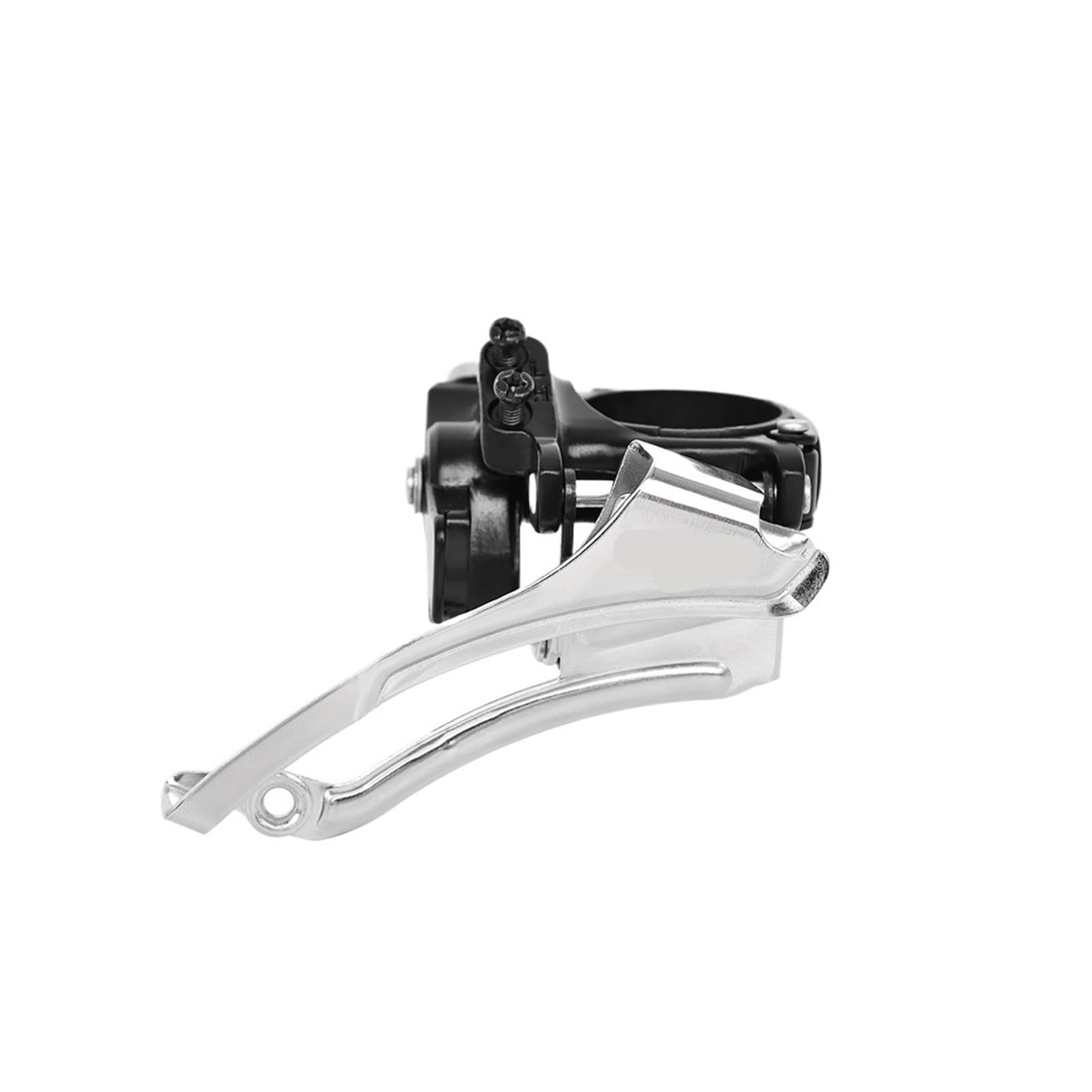 Dérailleur avant 3S compatible transmission 3x8 vitesses noir argenté A3 pour VTT