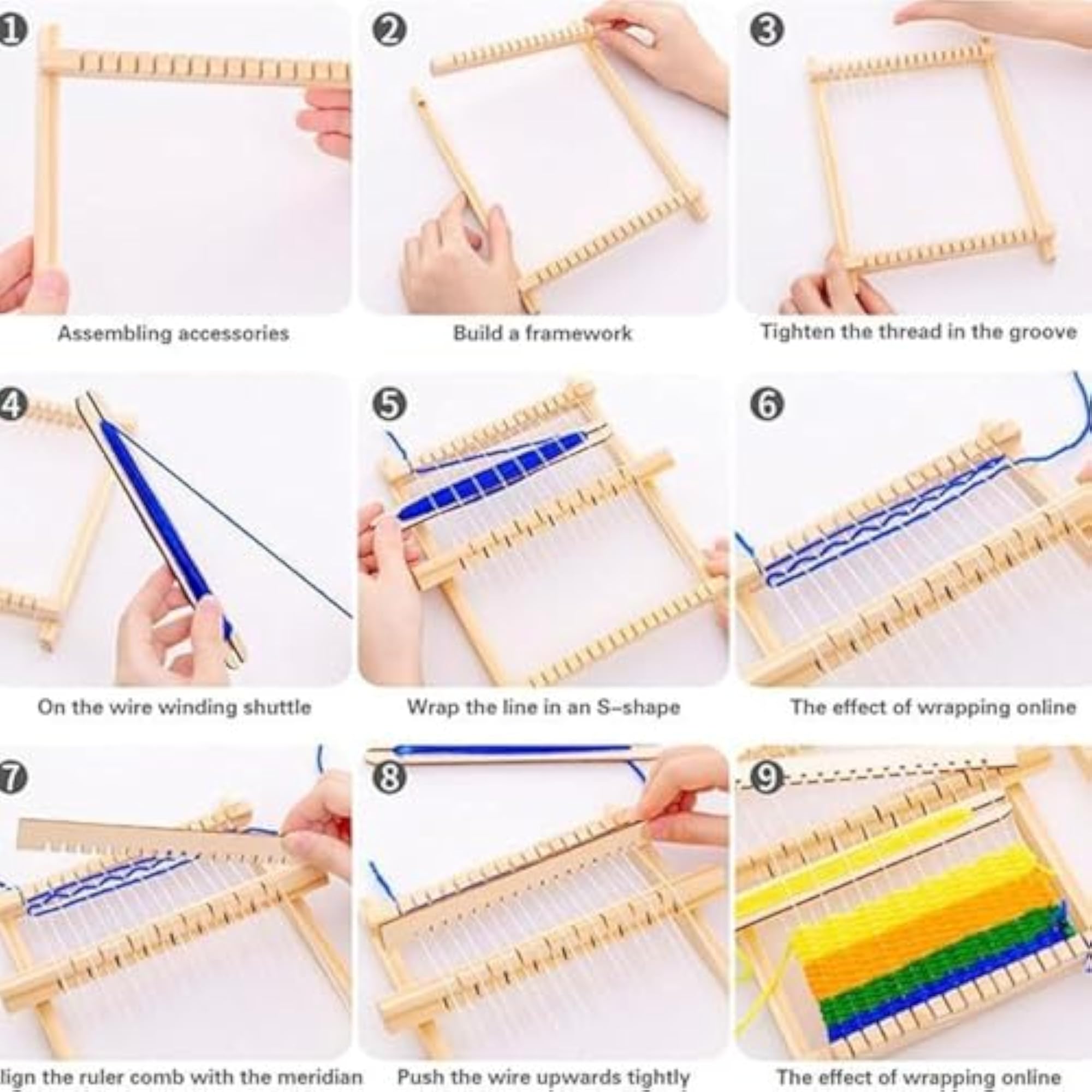 Weaving Looms Kit, Mini Hand Knitting Tool