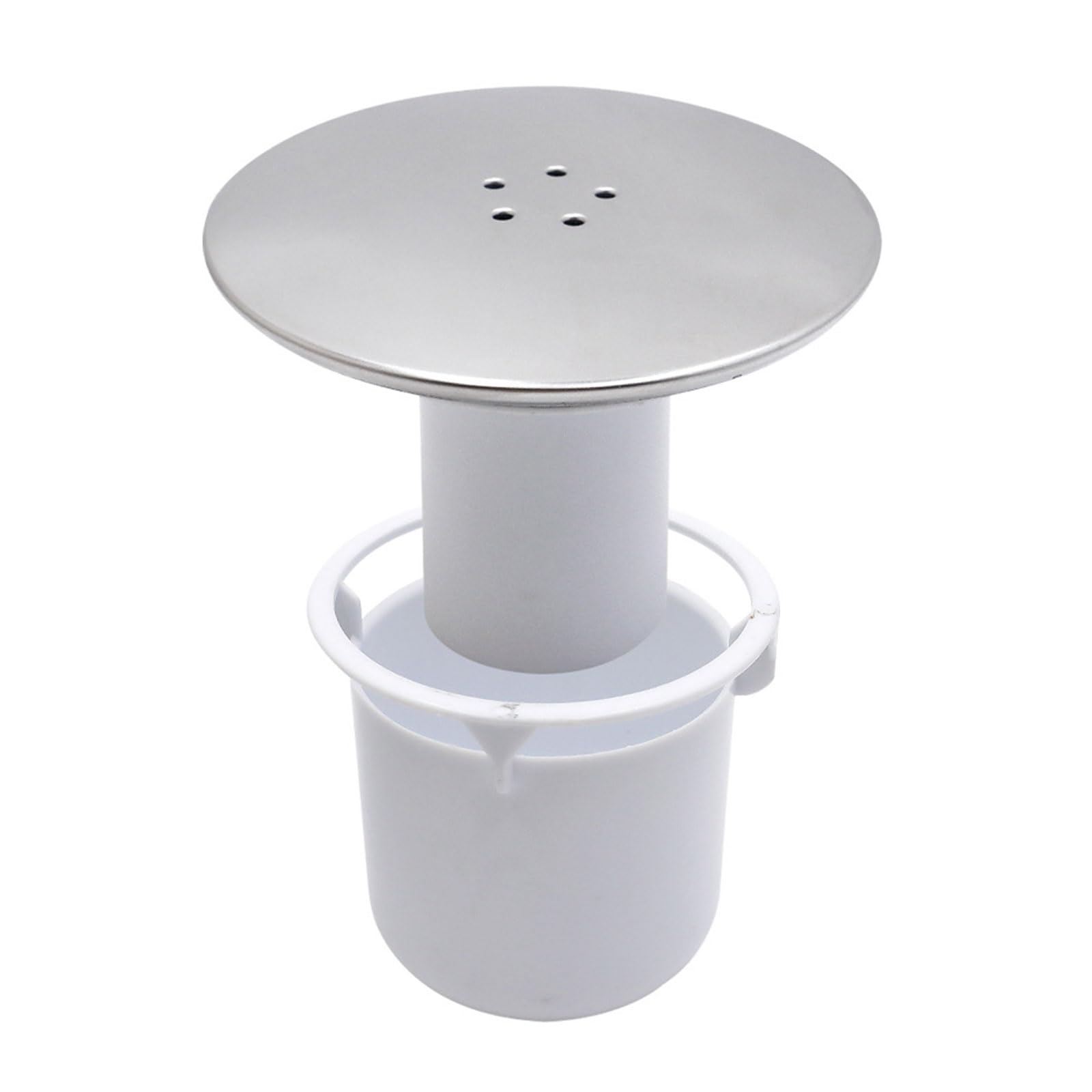 Wmzjnljy 1pc 90mm/115mm Drain Cover Replacement Shower Plughole Cover Chrome Shower Trap Cover Shower Plug Hair Waste Trap Cover Shower Plug Replacement(Z48-1) - Image 3