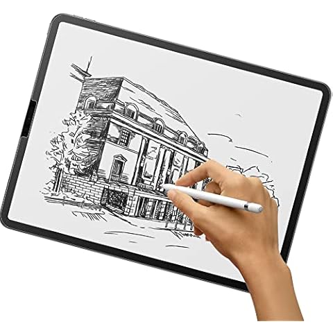 Phimoos 2 x Paper Screen Protector, Matte Paper Film for iPad Pro 12.9 Inch (2018-2022) - Feel Like Paper Matt PET Film Screen Protector for Writing Drawing Sketching Cover