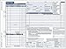 Adams Garage Repair Order Form Books, 3-Part, 8-1/2" x 11-7/16", 150 Pages, Blue, Pack of 50 Books