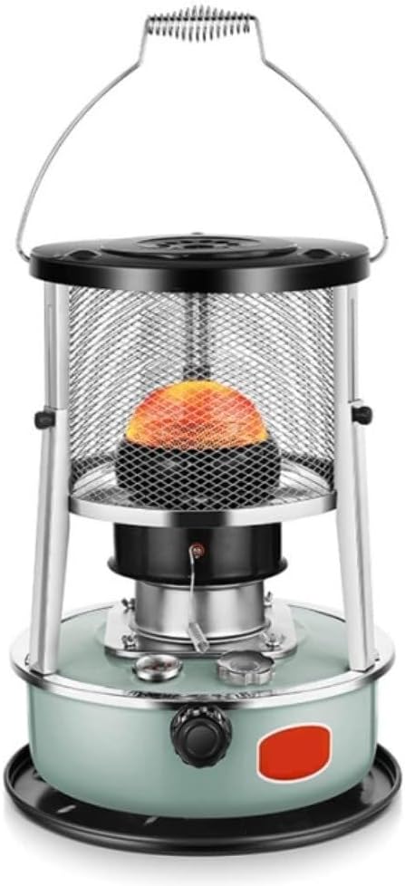 Camping Heaters,Kerosene Stove Heater, Outdoor Stove Portable Multi-function Portable for Office Outdoors(Blue)