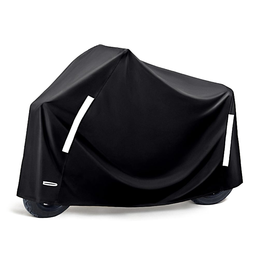 LDJSNC Motorcycle Cover for Triumph Street Triple 2008-2024, Oxford Cloth Motorcycle Cover Durable Waterproof Sunproof Dustproof, Motorbike Cover Accessories,A Black