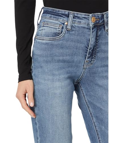 KUT from the Kloth Rachael High Rise Fab Ab Mom Raw Hem4